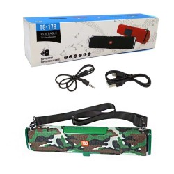 T&G SOLAR CHARGING WIRELESS BLUETOOTH SPEAKER TG-178 TF/USB/FM/AUX/HANDSFREE/STRAP/TWS MILITARY T&G SOLAR CHARGING WIRELESS BLUETOOTH SPEAKER TG-178 TF/USB/FM/AUX/HANDSFREE/STRAP/TWS MILITARY